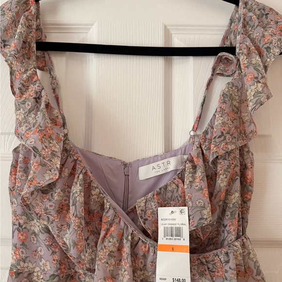 NEW with tags, Astr Faux-Wrap Midi Dress - Picture 3 of 5